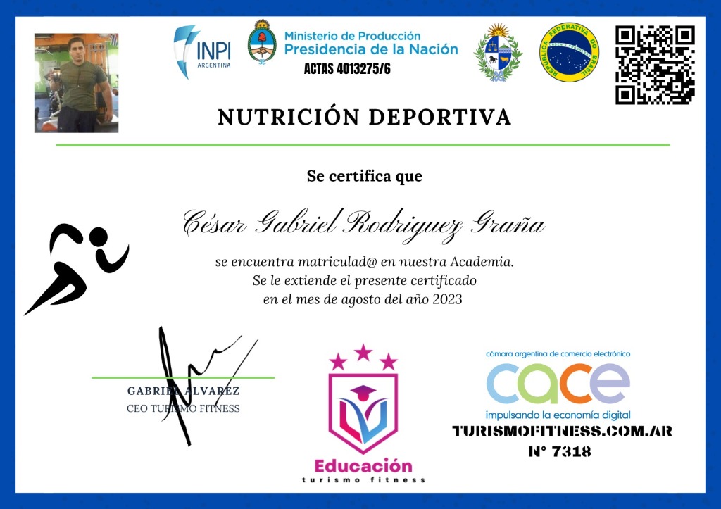 Diplomatura Nutrición Deportiva
